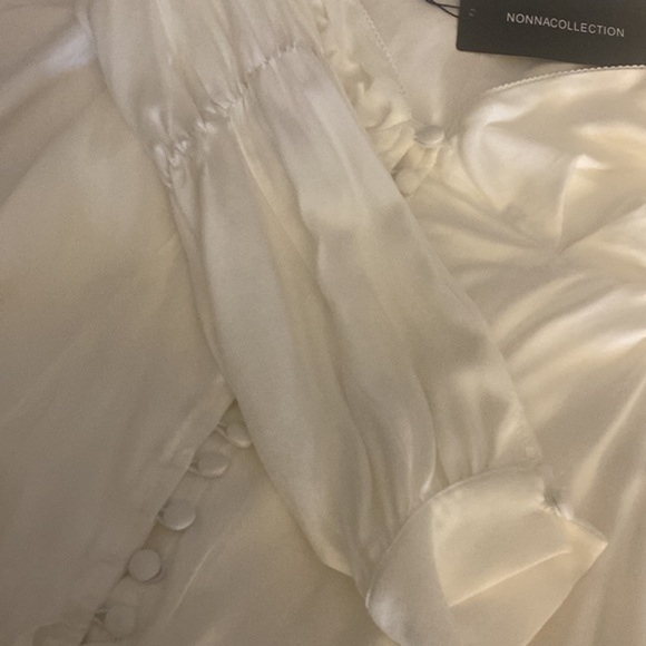 Perfect summary White Dress “Romance” Nonna Colecftion Dubai Mall NWT - Picture 6 of 17